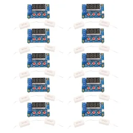 10x ZB2L3 Batterie Tester LED Digitale Anzeige 18650 Lithium-Batterie-Stromversorgungstestwiderstand Blei-Säure-Kapazität