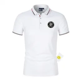 Męskie projektanci polo t shirt moda mężczyźni homme letnie polo koszulki haft haft high street trend TREND TOP TEE Asian Bayberry Vague Cole Buxton Wednesday Count Impose Goth 1