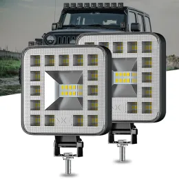 Auto LED Work Light Combo Beam 3030 SMD 87 Watts Spot di alluvione brillante 6500K DC 12-24 Volt Spotlights Truck 4x4 4WD