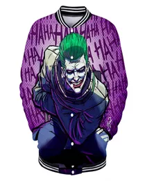 Wintermenschen Jacken und Mäntel 2019 Haha Joker 3D -Print -Baseballjacke Männer Bomber Jacke Hip Hop Streetwear Baseball Uniform9749271