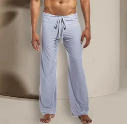 Men039s Sleepwear Men39s Sleep Bottoms Pajama Pant Drawstring Lowwaisted Design Casual Sexy Long Wear Pants For Outdoor Act6402265