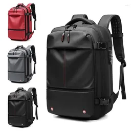 Sırt çantası büyük kapasiteli kısa mesafeli seyahat bagaj bilgisayar çantası vakum sıkıştırma çok işlevli erkeklerin genişlemesi