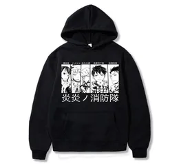 Fire Force Hoodie Men039s Sweatshirts Shinra Kusakabe Akitaru Obi Graphic Hoodie For Men Sportswear Cosplay Clothes Y08025918177