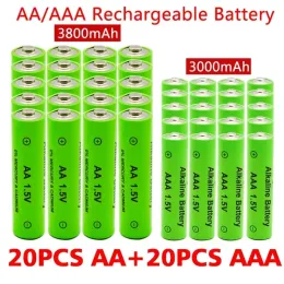 AA + AAA do ładowania AA 1,5V 3800MAH/1.5V AAA 3000MAH Bateria Bateria Zabawki Zabawki Obejrzyj odtwarzacz MP3 Wymień baterię Ni-MH