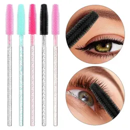 Ciglia 50pcs per ciglia per trucco Diamante manzo Mascara bacchette di estensione ciglia Forniture per ciglia