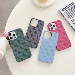 The new flagship model is suitable for iPhone 15 promax/14/13/12/11/678/pul/x/xs/xr imitation leather internet famous fall protection case free delivery to home
