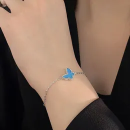 2024 S925 Silber Charm Stud Ohrring Pedant Halskette mit blauem türkisfarbenem Steinarmband für Frauen Hochzeit Schmuck Geschenk HABE KOSTEN FÜR STARM Q5