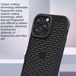 Para iPhone 15/14/13/12/11/capa de telefone PROMAX, pacote completo, PC oco com impressão digital e estojo de proteção anti -gota, frete grátis