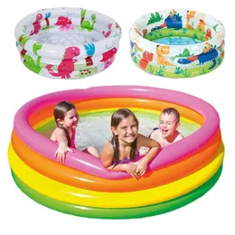 PVC -Baby -aufblasbarer Schwimmbad Kinder Spielzeug Spielzeug Sommer Weiche Spaß tragbare Badewanne für Wasserspiel Outdoors Sport Play 240524