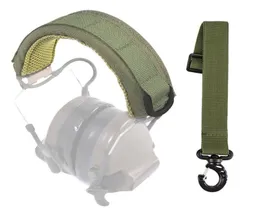Outdoor Gadgets Retractable MOLLE Earphone Cover Lengthened Tactical Head Wear Headset Adjustable Military Hunting Accessories1634532