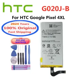 2024 år G020J-B 100% Originalbatteri för HTC Google Pixel 4 XL 4XL Pixel4XL G020J G020B 3700MAH Högkvalitativt telefonbatteri