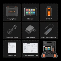 otofix d1 lite Automotive OBD2 Scanner 2 سنة تحديث ثنائي الاتجاه جميع أداة مسح تشخيص النظام FCA SGW CAN FD DOIP