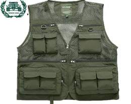 ZHAN DI JI PU Brand tactical Vest Men 2017 New Arrival Multipockets Pography Cameraman Vest 597446308