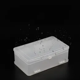 1 Nagelkunstwerkzeuge Aufbewahrungskoffer tragbares Doppelschicht leerer Box Hohe Kapazität für Intervallschiffe Stifte Pinsel Polis