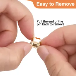 10-20pcs Metall Locking Pin zurück Verriegelung Pin Keeper Clasp DIY Backing Brooch Email Revers Lock-Lock-Schmuckzubehör Accessoires