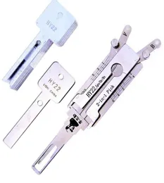 Strumento di prelievo di blocco Lishi Hy22 originale 2 in 1 Pick Auto Port Lock Pick Strumento Strumento Strumento Struttura Struttura 238S9967926