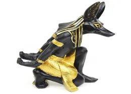 Египетская бутылка столешница вина anubis Bastet Art Statu