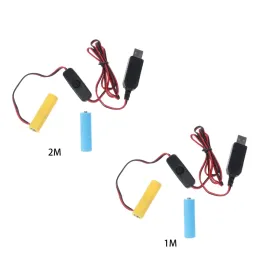 USB do 3V AA Bateria Wymień baterie 2PCS AA do szczotki do zębów Zabawna AA Adapter baterii z