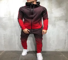 Thefound 2019 Moda Men039s Trailsuit Jogging Üst Alt Alt Spor Ter Takım Pantolon Hoodie Ceket Pant4732144