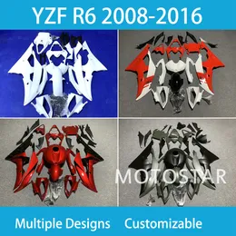 Yzf r6 08 09 10 11 12 13 14 15 16 16 Повсеместные обтекатели запчасти для Yamaha YZFR6 2008-2016