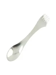الأدوات غير القابل للصدأ SPORK Spoon Spoon Cutlery Otensil 3 in 1 Combo for Picnic Breakfast Lunch Camping8245411
