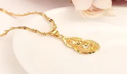 Dubai Real 24k amarelo amarelo fino ouro GF GF Mulheres Pingente Pingente Jóias de Jóias de Jóias para Jóias para Festa de Cabinete Presentes de Casamento 267v5960844