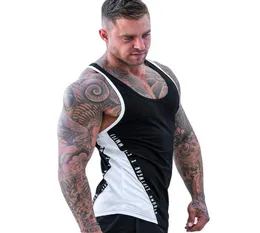 Men039s Tank Tops Strong i przystojni mężczyźni najeżdżają na siłownię bawełniana koszula bez rękawów.