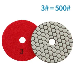 4 Inch Diamond Dry Polishing Pad Sharp Type Flexible Sanding Disc For Granite Marble Stone Polishing Grinding Tools