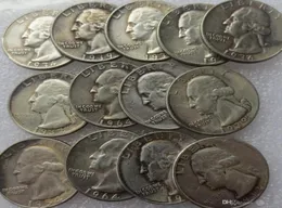 米国のコイン19321964psd 14pcsワシントンクォータードルコピー飾るCoin9869185のセット