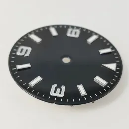 Sterile 29mm Watch Dial Luminous Black For NH35 NH36 ETA 2824 2836 Miyota 8215 8205 821A DG2813 3804 Movement Accessory Parts