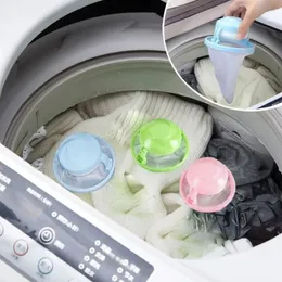 Wiederverwendbare Waschmaschine schwimmende Lint Mesh Filtertasche Waschmaschine Haarfänger schwimmende Ballbeutel Haushaltsbadezimmer Werkzeug