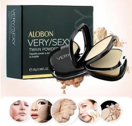 3 Farben Face Pulver Fix Pressed Pulver Palette Foundation Foundation Basis Make -up Illuminator Puff Contour Nude Compact Cosmetics5600003