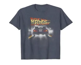 미래로 돌아 가기 Vintage Delorean Peel Out Graphic Tshirt04115175