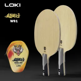 Loki W91 Super Wang Hao Tennis Blade 7 Wood Limba Surface Ofensywa Ping Pong Bat Paddle z dobrą elastycznością