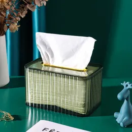 Hafif lüks tarzı kağıt havlu kutusu oturma odası ev yaratıcı bahar çizilmiş kağıt kutu yüksek uç çay masa peçete saklama kutusu