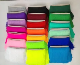 20cm Wide Nylon Tassel Lace Use In Latin Dance Skirt - 3