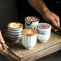 Чашки блюдцы на 200 мл чайной чашки керамические кофейные кружки пивные виски стеклянная посуда в латте специализированные магазины