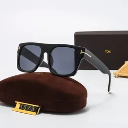 Luksusowe okulary przeciwsłoneczne Tom ten sam styl kwadratowy okulary klasyczny arkusz na PC czarny odcienie UV400 dla mężczyzn i kobiet na plażę sportowe okulary przeciwsłoneczne