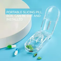 1 pc Cutter di pillole portatile Living sano reso facile con questa piccola scatola di medicinali portatili piccoli mini medicinali