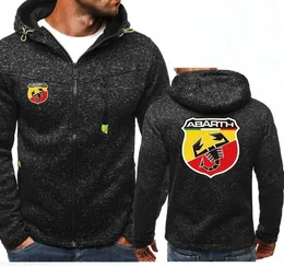 Men Sports Casual Wear Zipper jackets Fashion Abarth Hoodies sweatshirt Autumn Winter Coat2569638