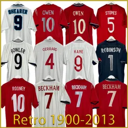 1990retro Inghilterra Soccer Jerseyrooney Owen Kane Gascoigne Southgate Euro Shearer 2006 Kids Vintage Football Shirts Gerrard Lampard Robinson Classic Kit