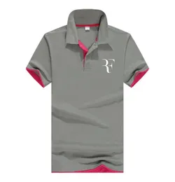 Summer Fashion Roger Federer Perfect Logo Printed Polo RF New Men Высококачественные социальные рубашки поло для женщин для женщин и Mens03873450