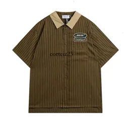 Rhude Shirt Classic Rhude Shirt Summer Heavy FabricカップルファッションデザイナーTシャツブランドPolos Shirts Men Po for Mens New Style High Qualith Polo Shirt USサイズ375