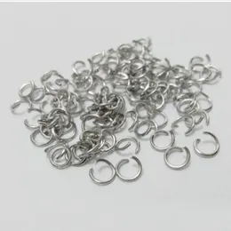 1000pcs anelli di salto aperto argento opaco Anelli divisi Gioielli per la produzione di gioielli da 5 mm 234f