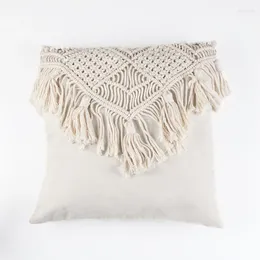 Подушка классическое домашнее декор Bohemia Macrame Tassel Cover Couch Outdoor Декоративный корпус модный хлопковой диван Кессин