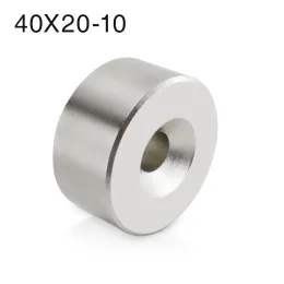 Seltenerdneodym Magnet 40x20-10 mm Super starker runder Magnet mit Loch 10 mm permanenter Magnethandwerkskunstanschluss