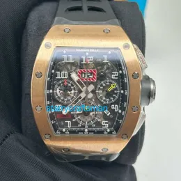 Richamills Luxury Watches Mechanical Chronograph Mills Watch Men's Series RM011 Men's Watch Automatic Mechanical Watch Swiss World Famous Watch St55
