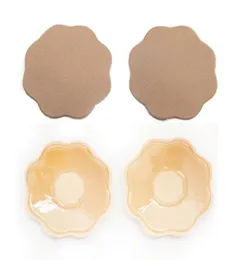 10 par silikonnippel täcker runda svarta klistermärken självadhesiva bröstdynor pasties kronblad osynliga intimat tillbehör5443540
