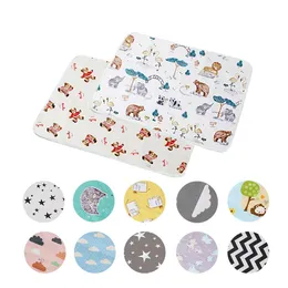 Baby replacement pad cover can be reused baby diaper pad diaper suitable for borns Cotton waterproof replacement pad floor game pad 50x70cm 240510