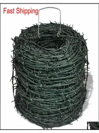 Vidaxl Barbed Wire 328039 Green Iron Barbwire Garden Patio Fencing Wires Fence U4Sx35289361